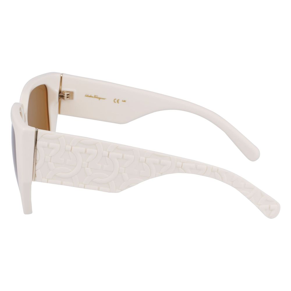 White Bio Injected Sunglasses - ventzia