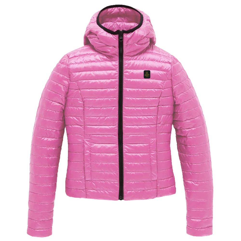 Pink Polyamide Jackets & Coat - ventzia