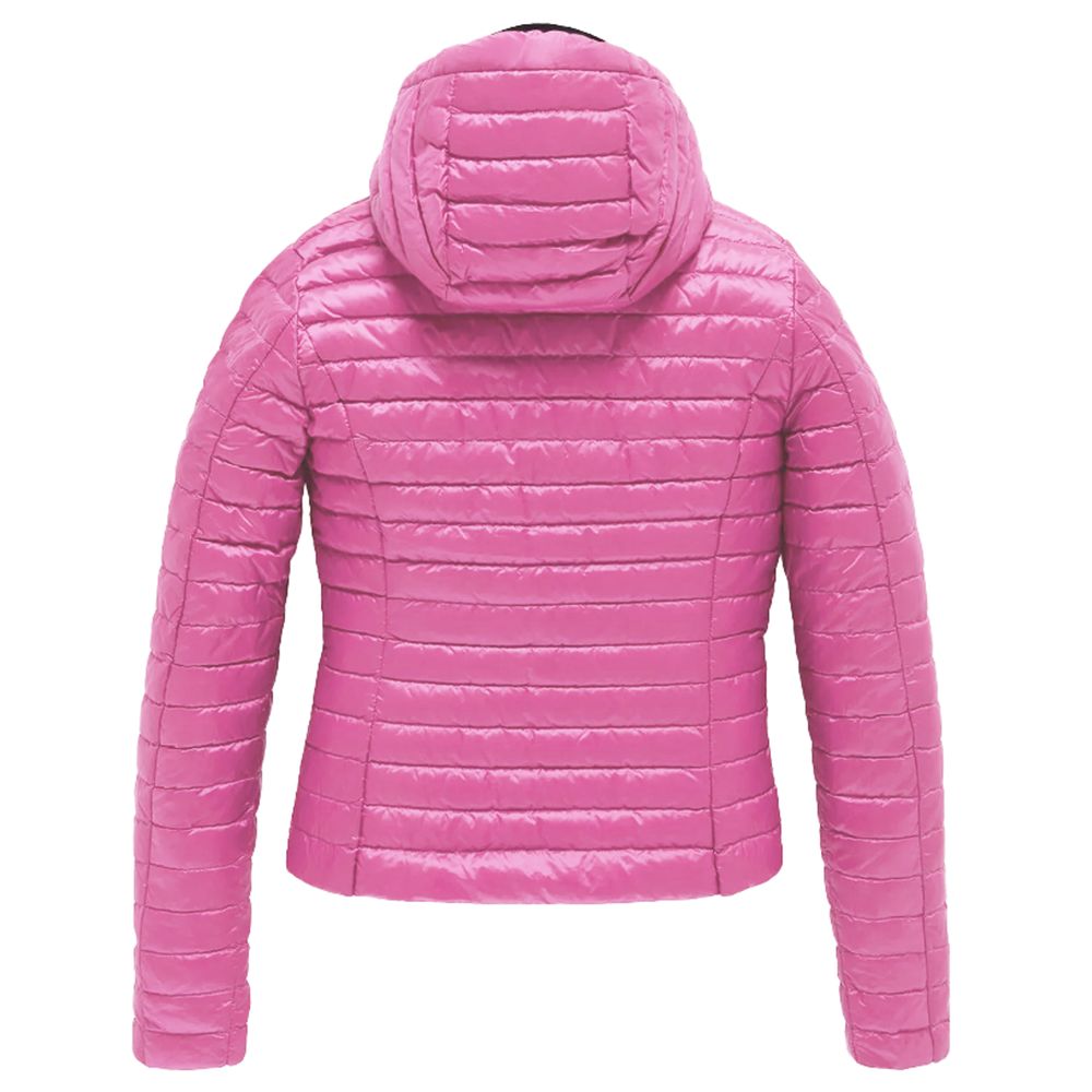 Pink Polyamide Jackets & Coat - ventzia