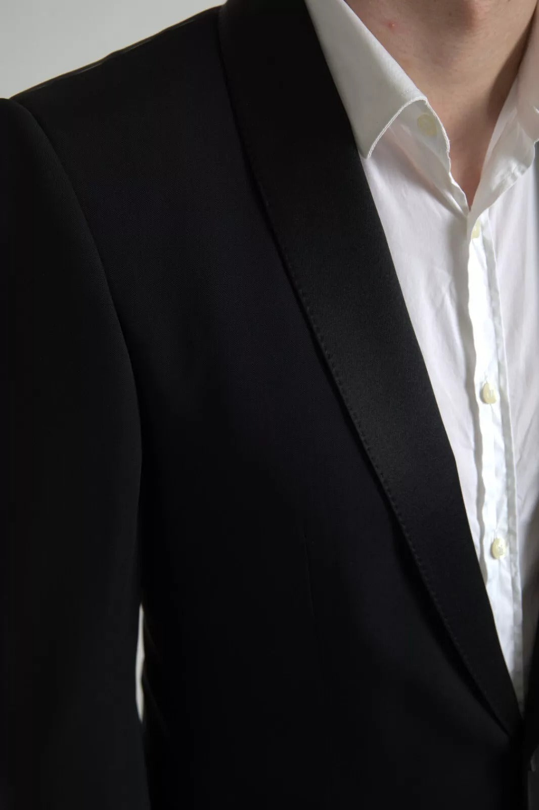Black Wool Single Breasted MARTINI Blazerclothing - ventzia