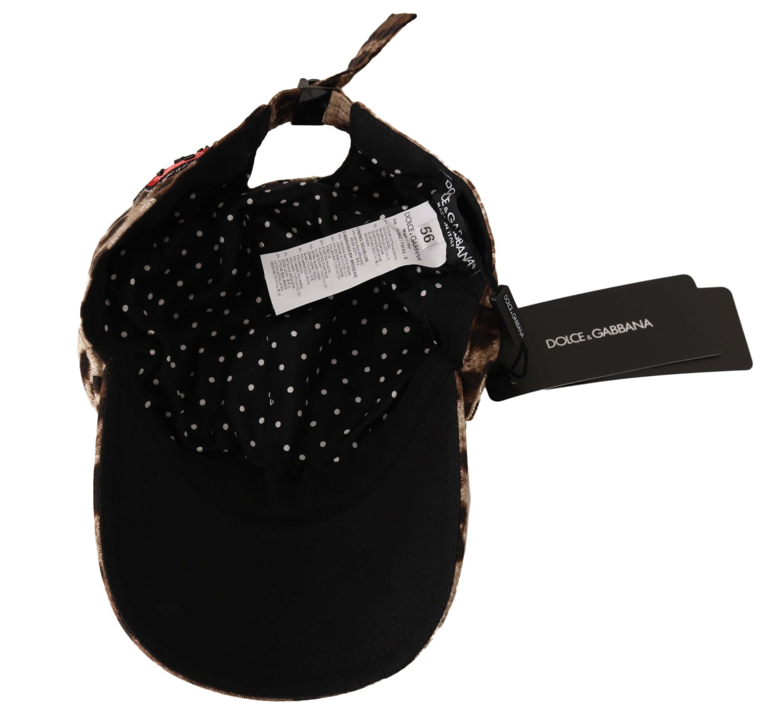 Elegant Sequined Leopard Baseball Cap - ventzia