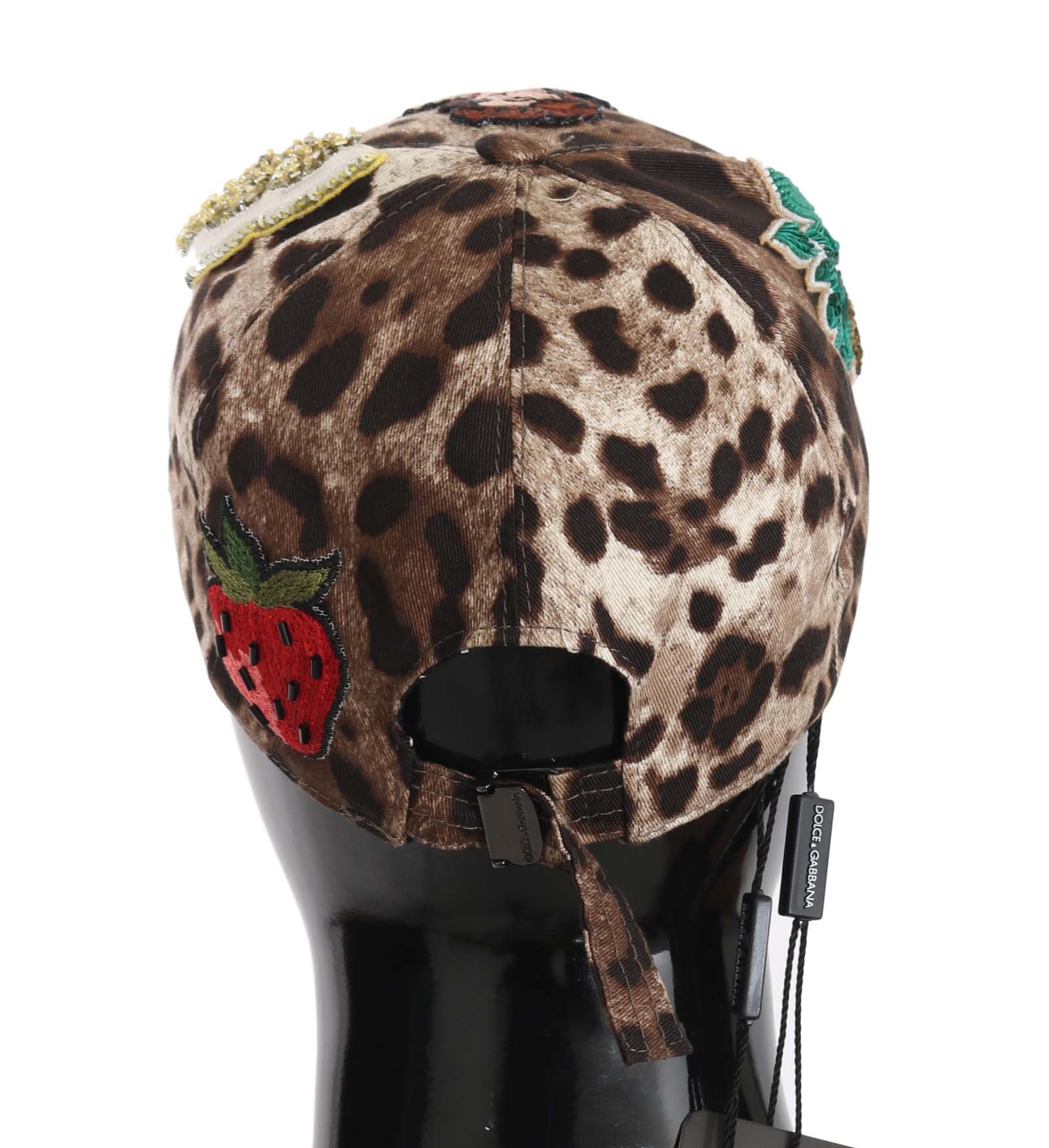 Elegant Sequined Leopard Baseball Cap - ventzia