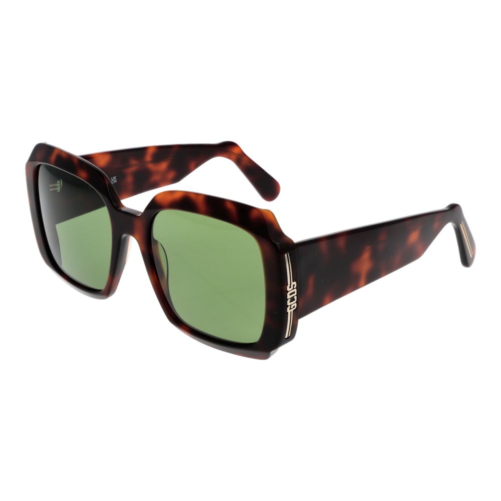 Brown Plastic Sunglasses - ventzia