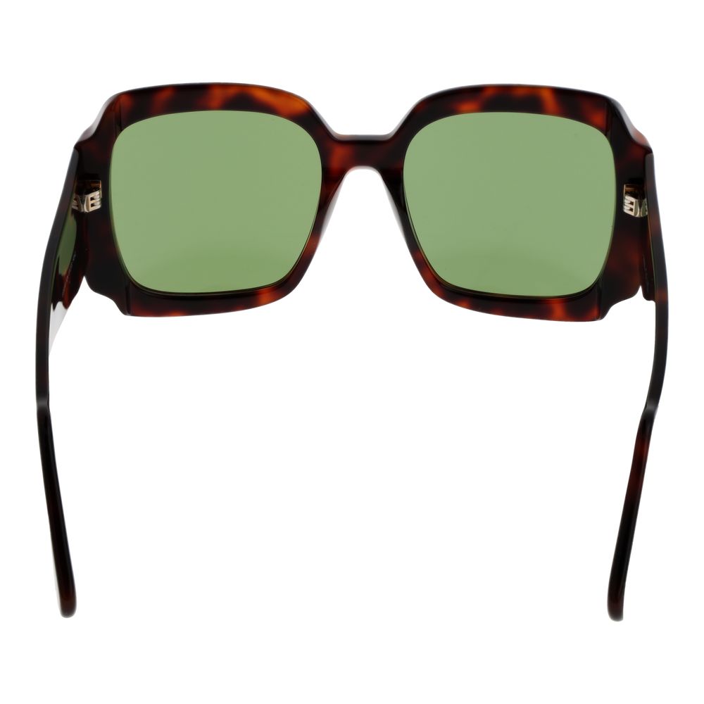 Brown Plastic Sunglasses - ventzia
