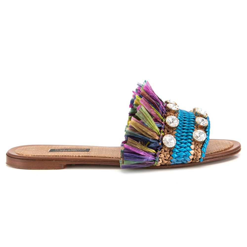 Multicolor Lambskin Women Sandal - ventzia