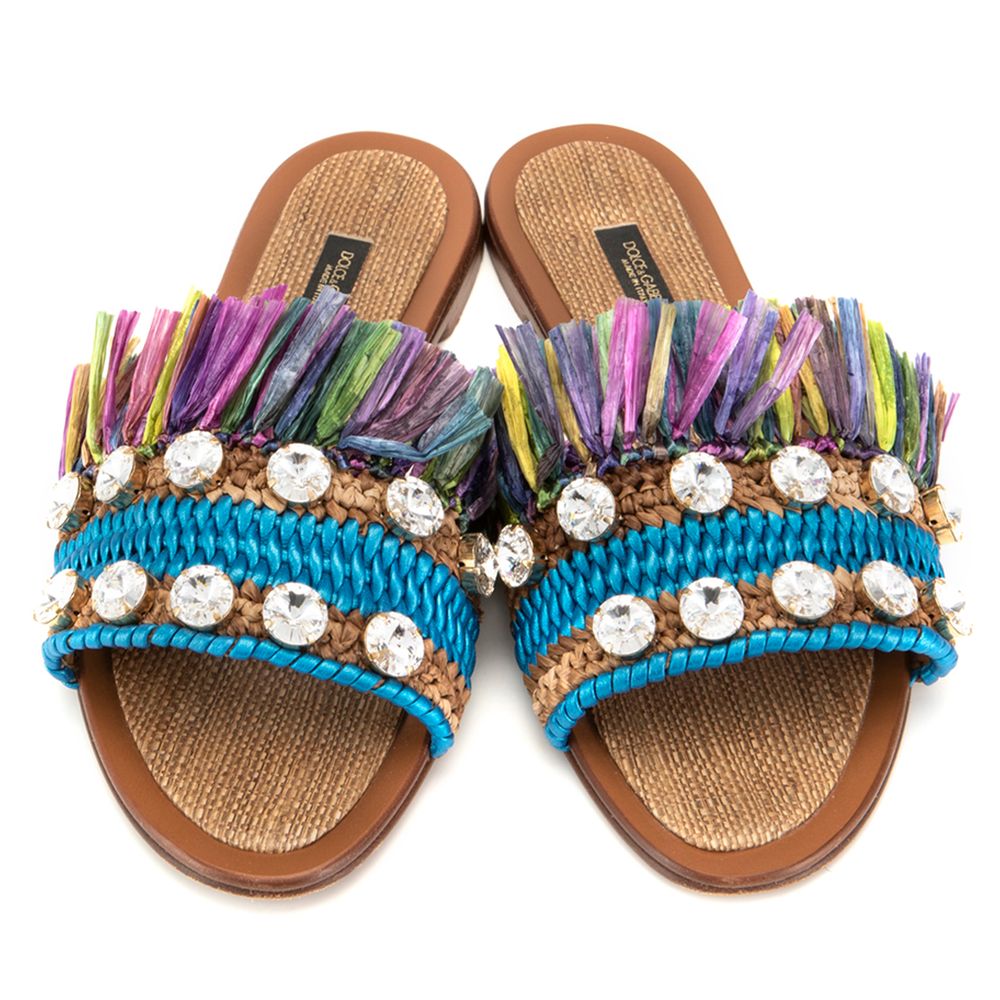 Multicolor Lambskin Women Sandal - ventzia