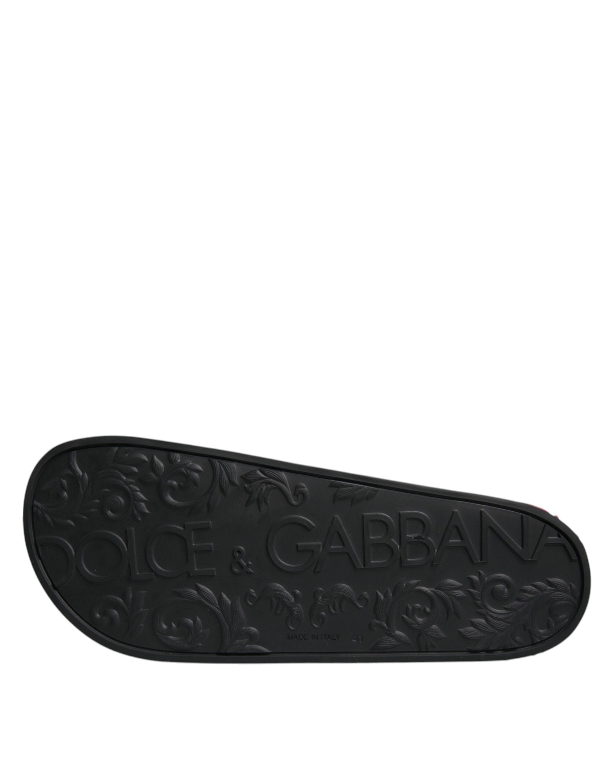 Black Leather Slides Sandals Beachwear Shoes - ventzia