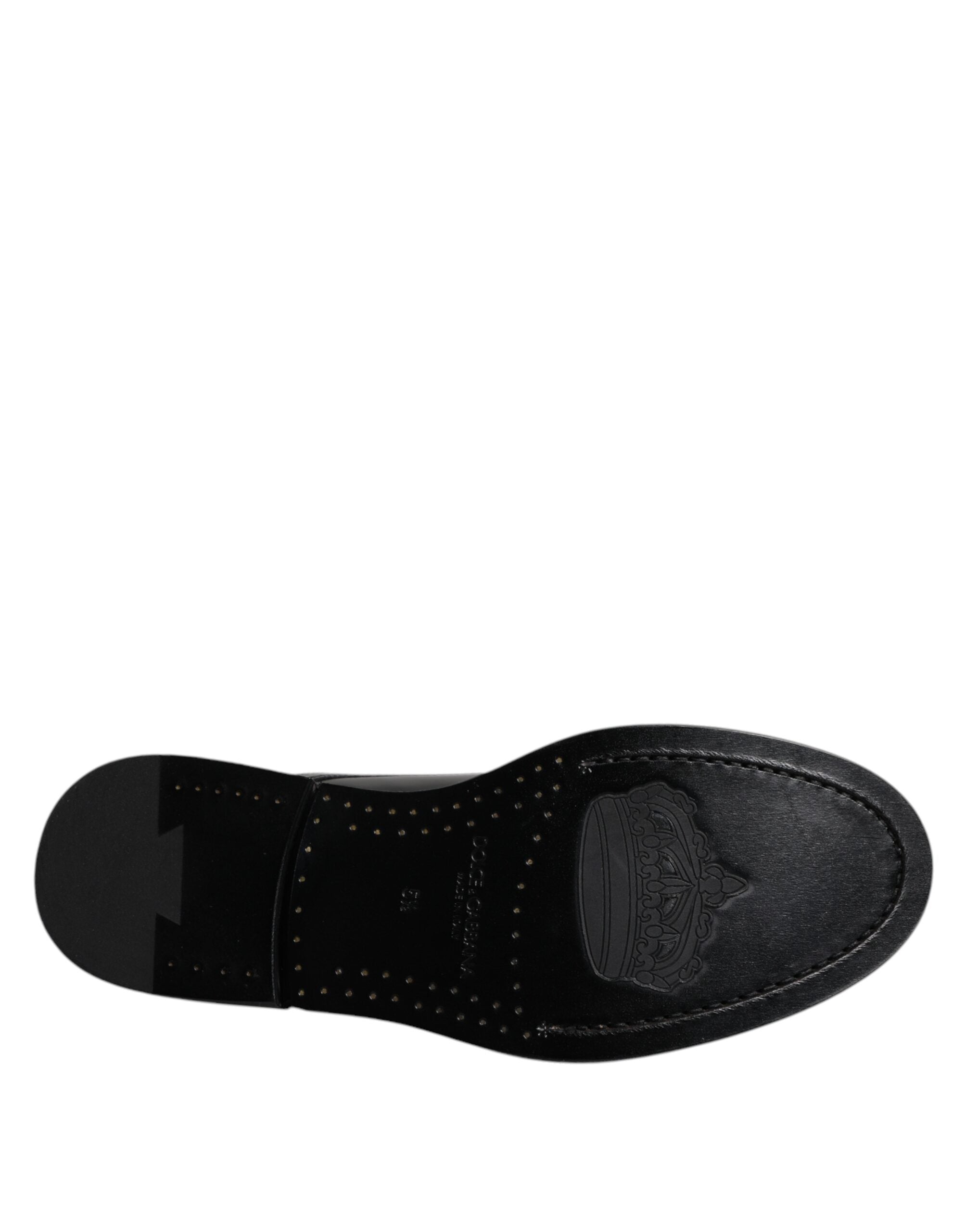 Black Patent Leather Derby Lace Up Formal Dress Shoes - ventzia