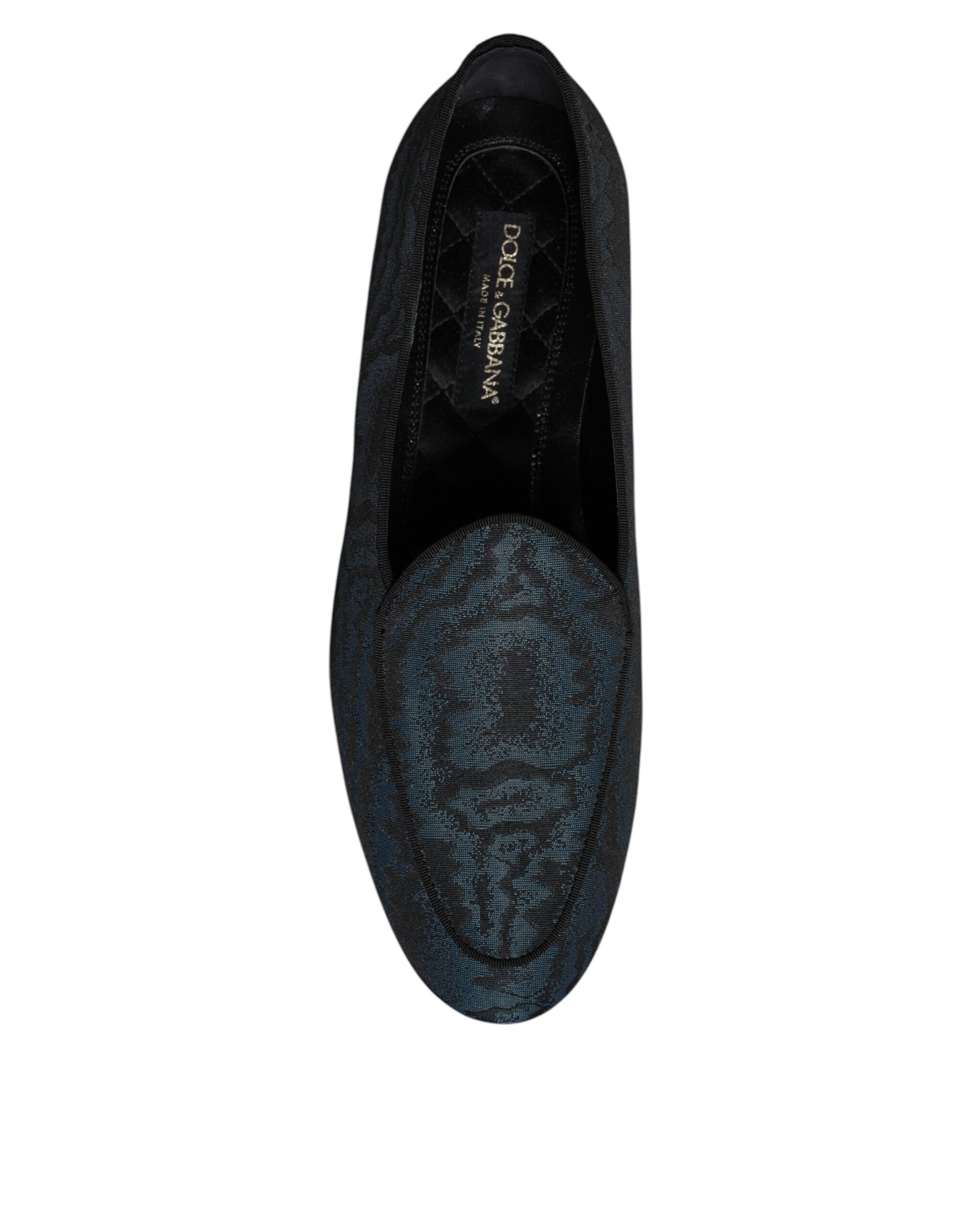 Blue Black Flats Men Loafers Dress Shoes - ventzia