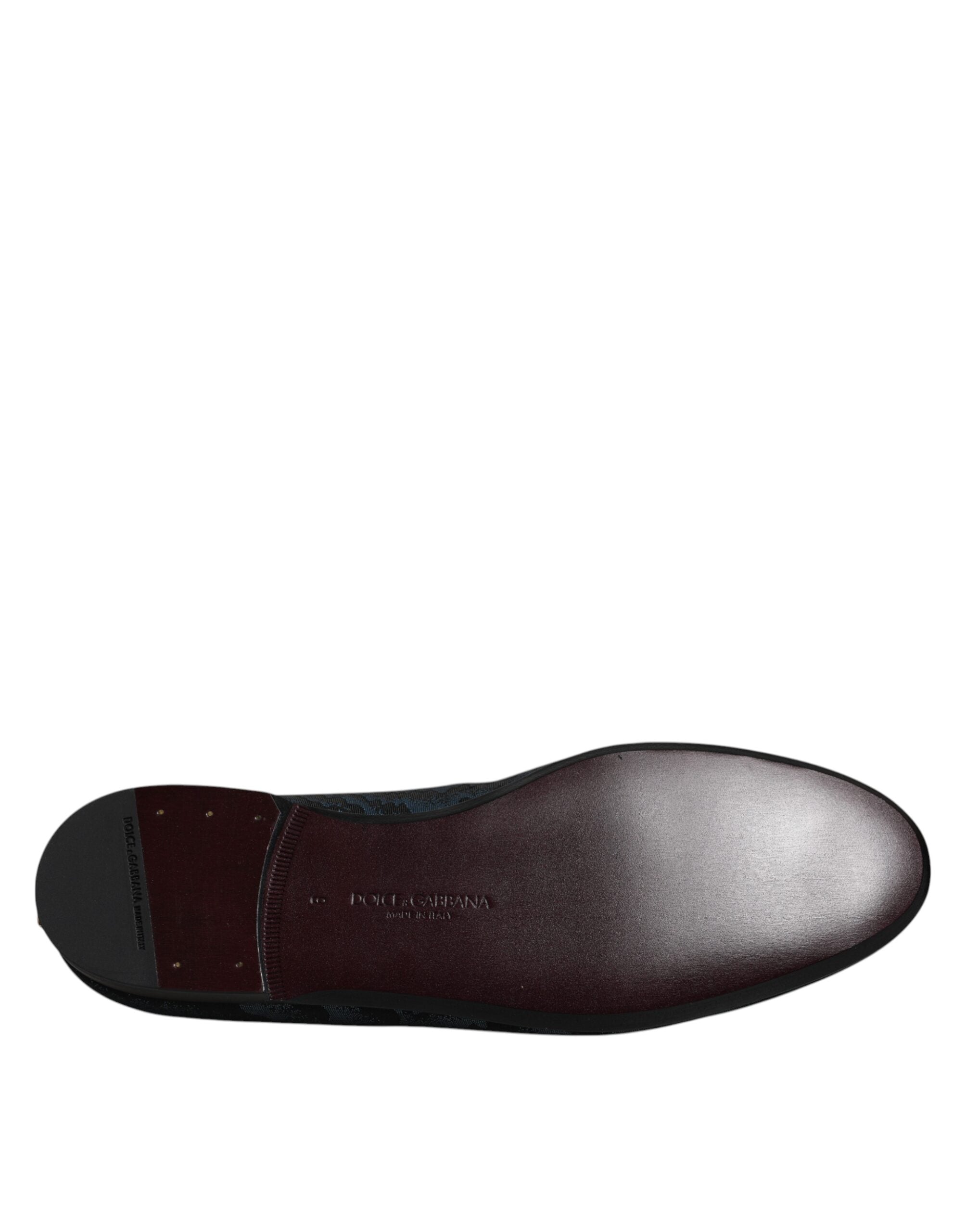 Blue Black Flats Men Loafers Dress Shoes - ventzia