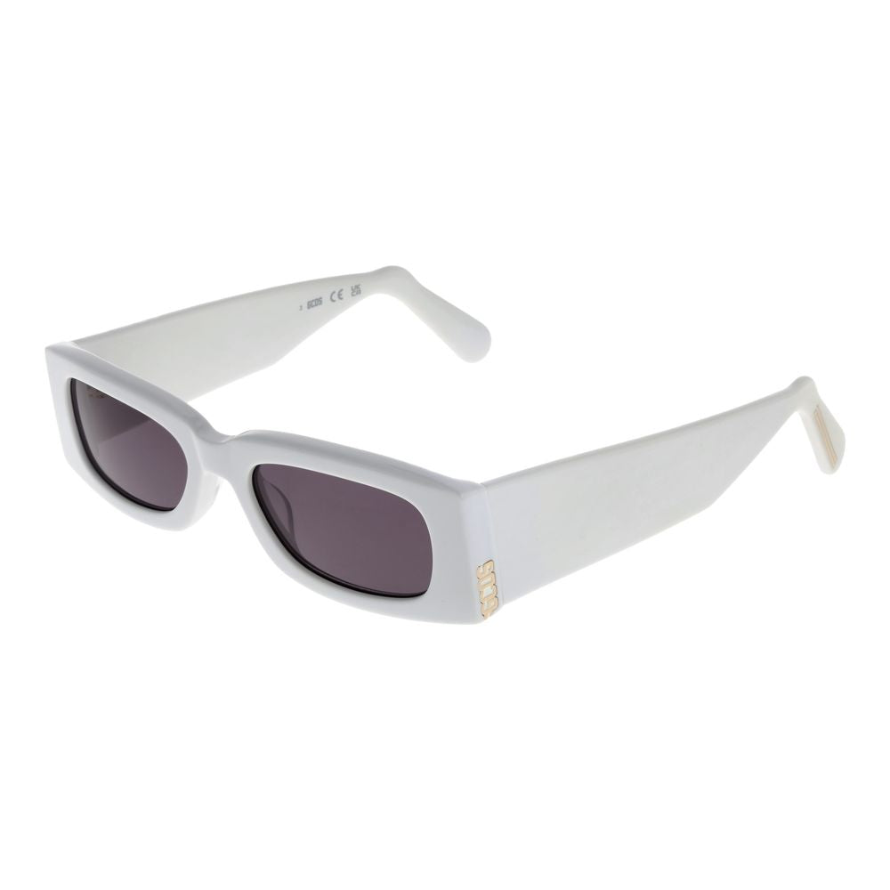 White Plastic Sunglasses - ventzia
