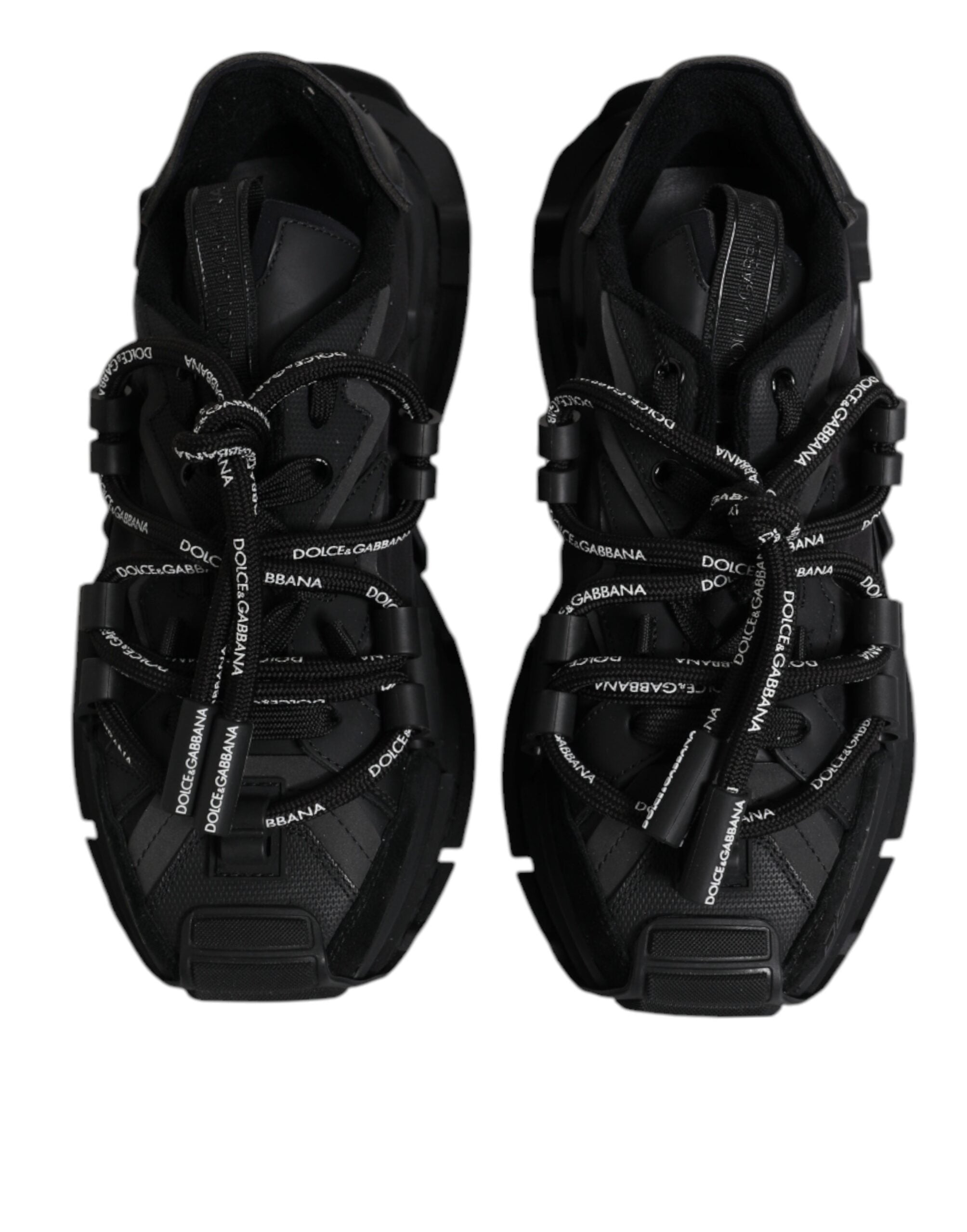 Black Low Top Space Lace Up Sneakers Shoes - ventzia