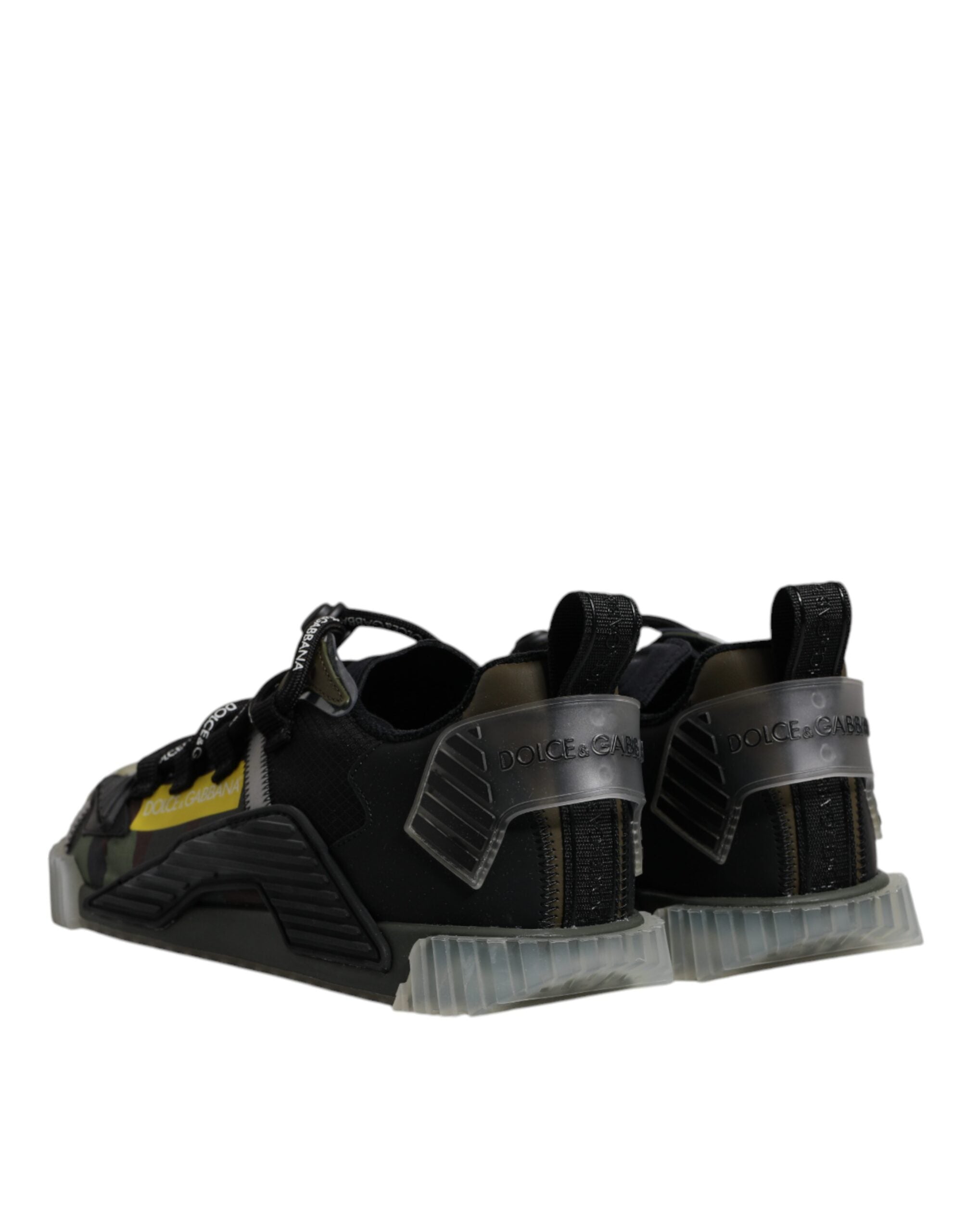 Black Green Camo NS1 Low Top Sneakers Shoes - ventzia
