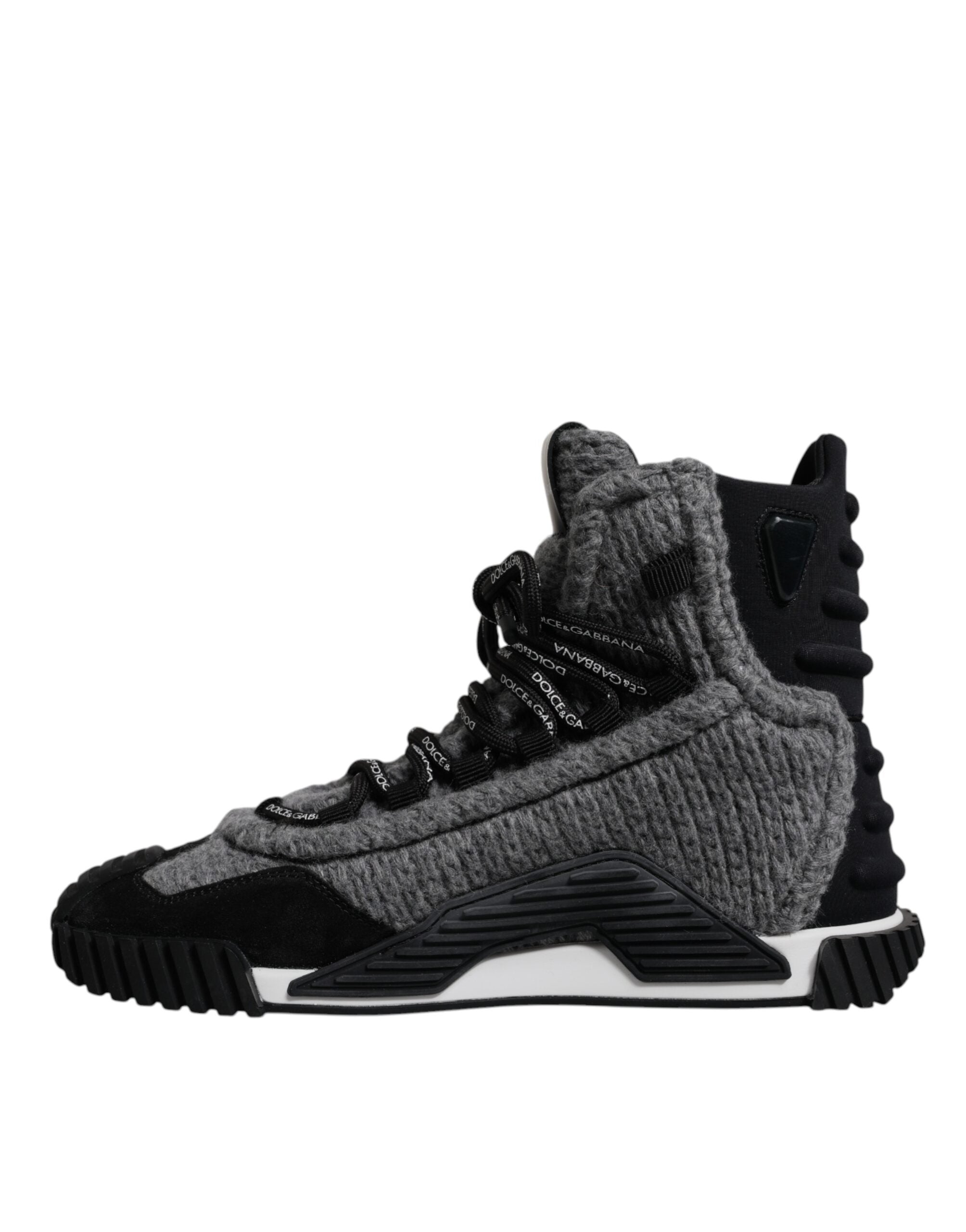 Gray Black NS1 High Top Boots Sneakers Shoes - ventzia