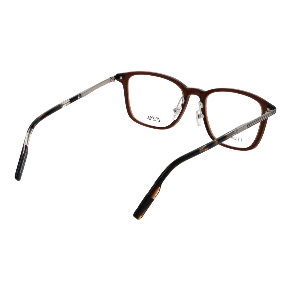 Brown Plastic & Titanium Glasses (Frames) - ventzia