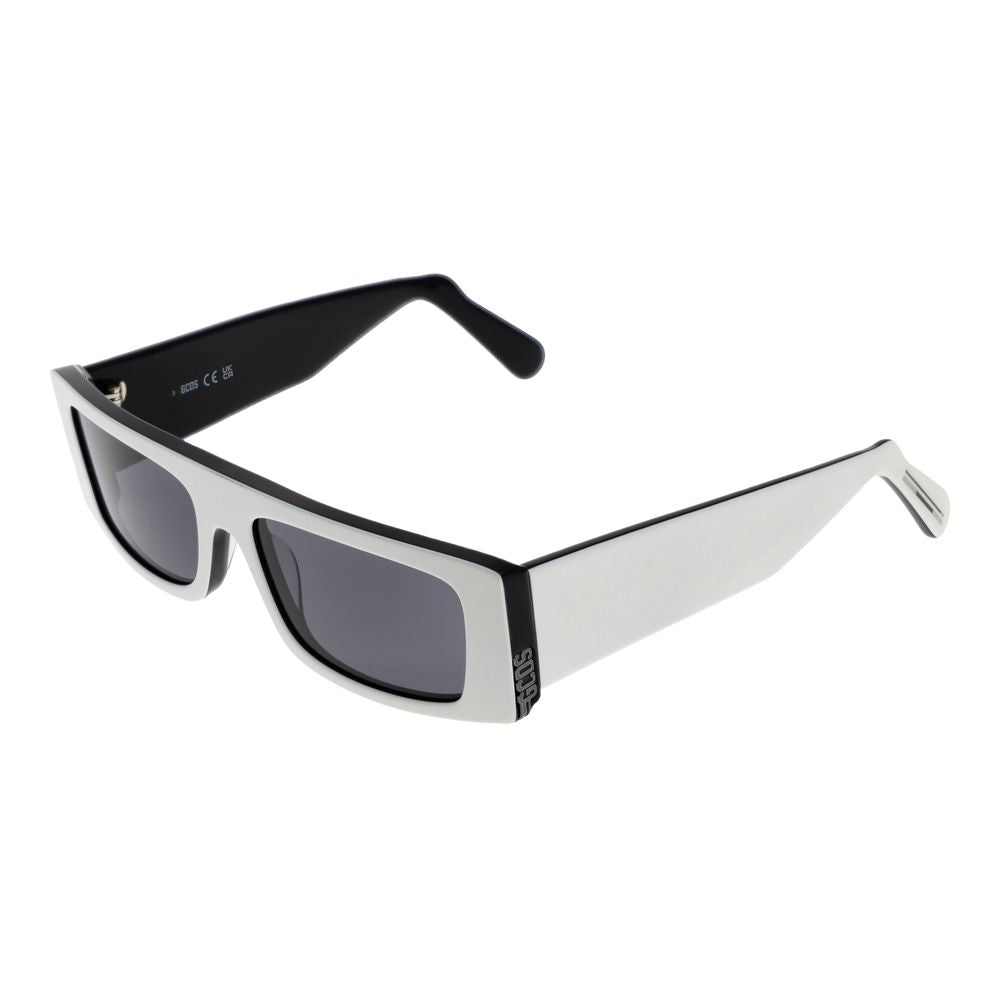 White Plastic Sunglasses - ventzia