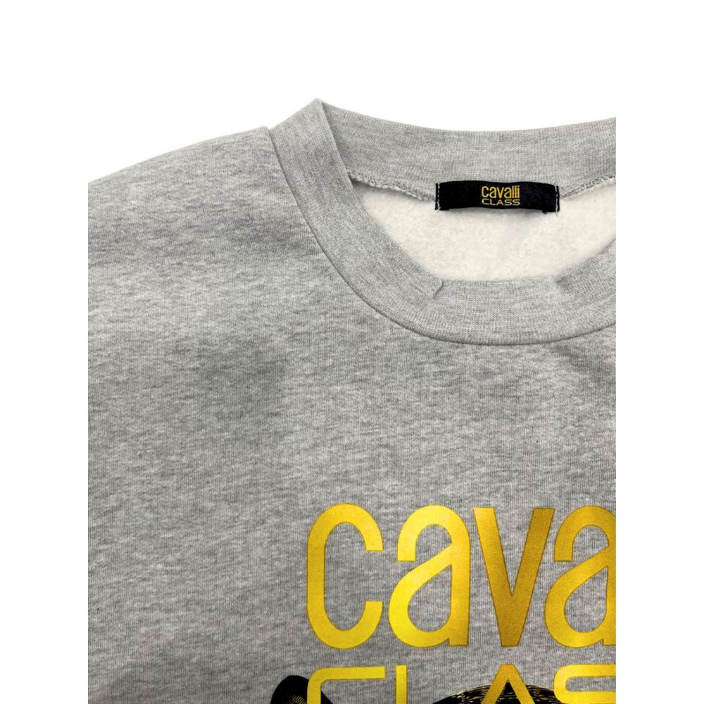 Gray Polyester Women Hoodie