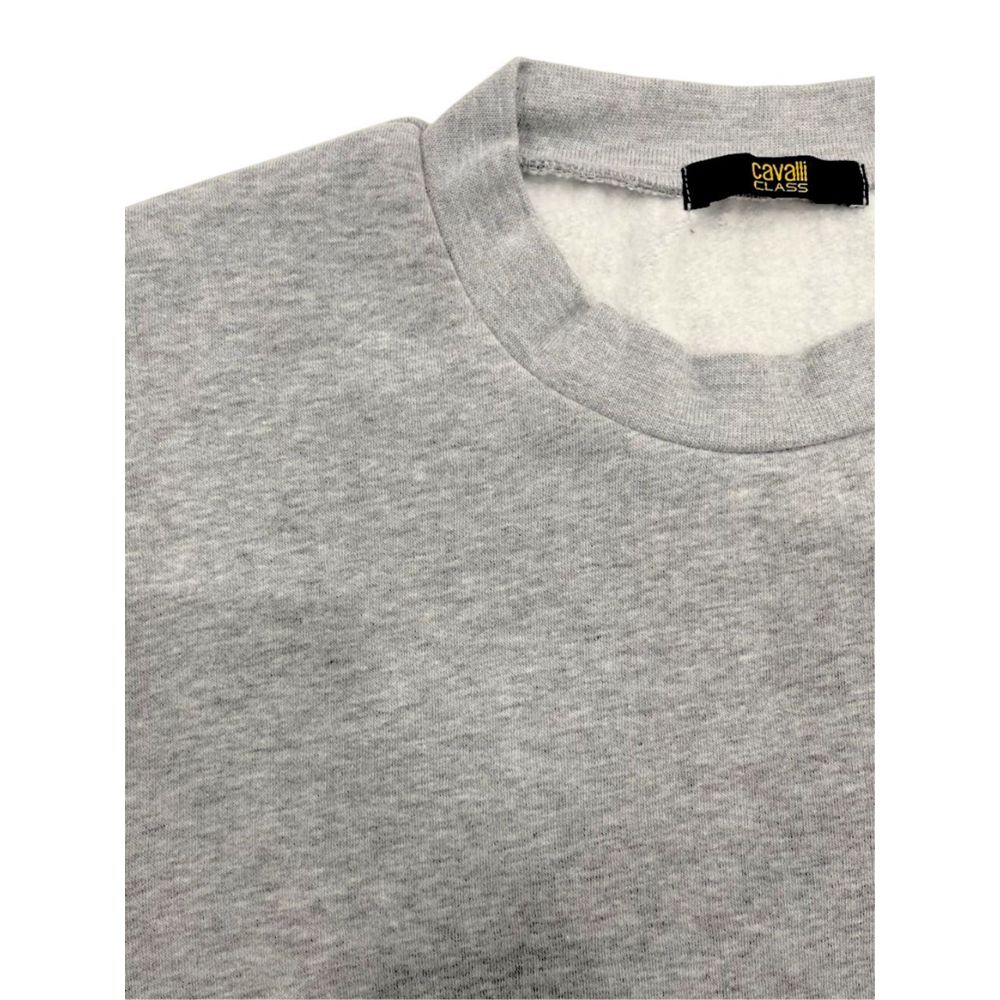 Gray Cotton Women Hoodie - ventzia