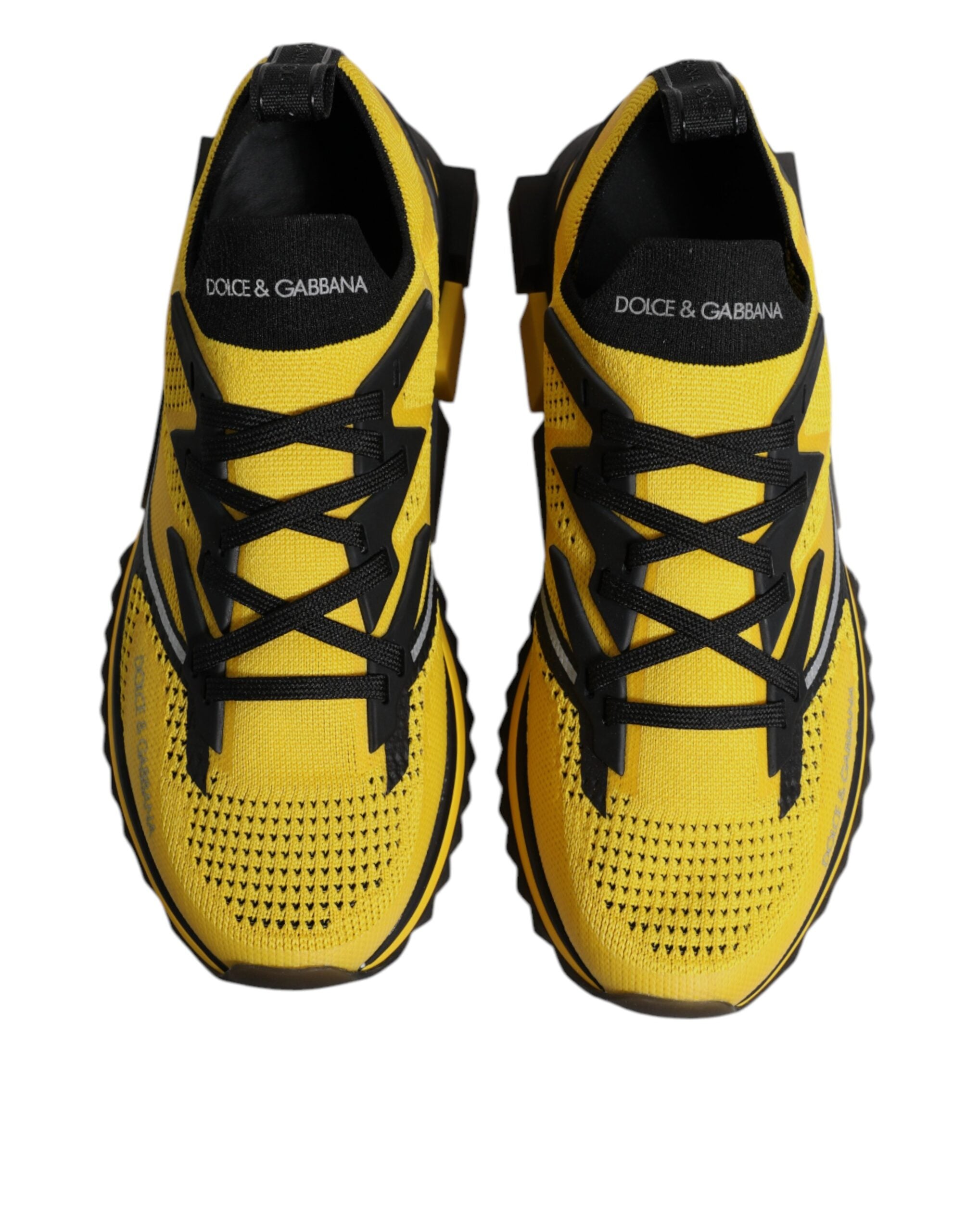Yellow SORRENTO Sport Stretch Sneakers Shoes - ventzia