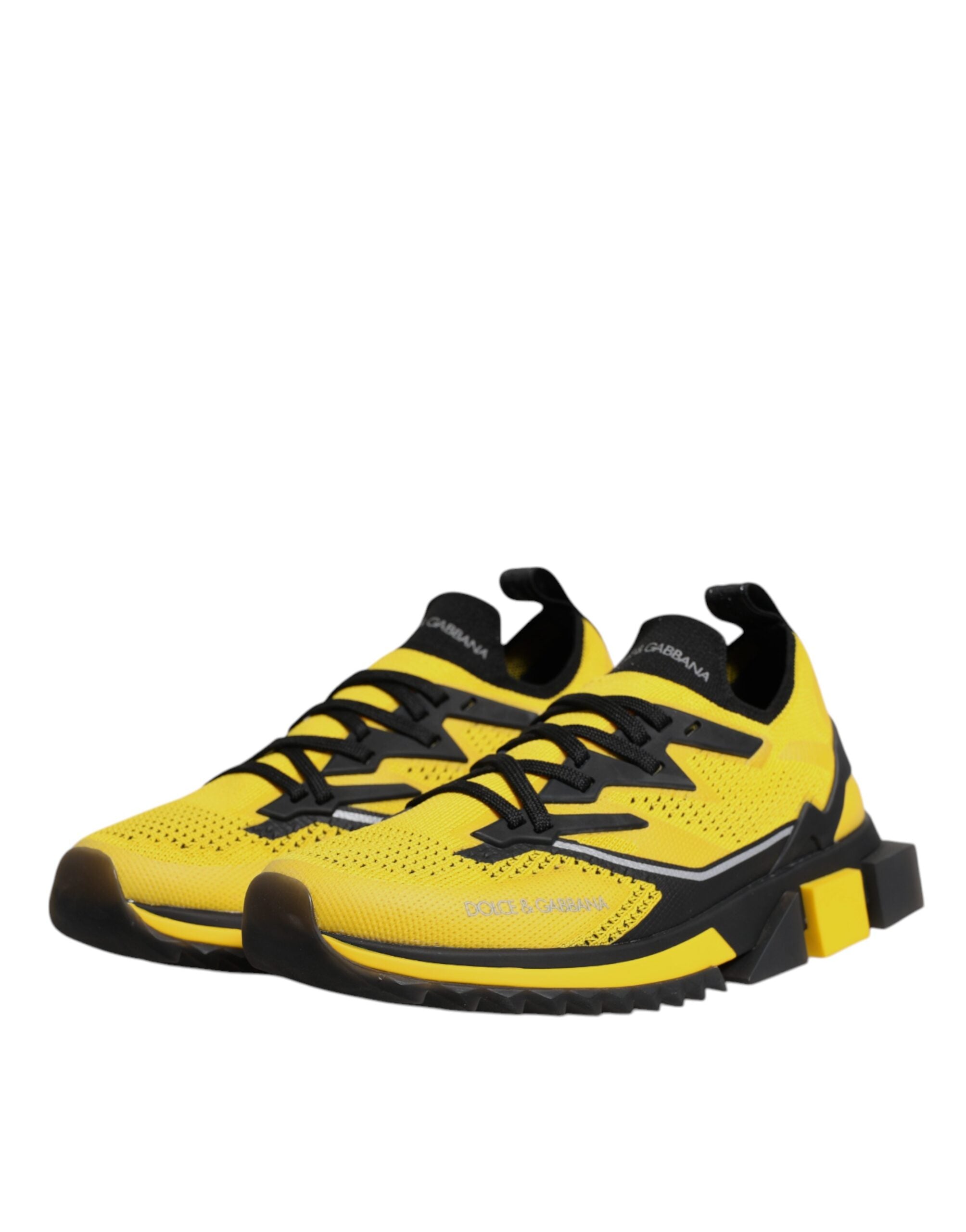 Yellow SORRENTO Sport Stretch Sneakers Shoes - ventzia