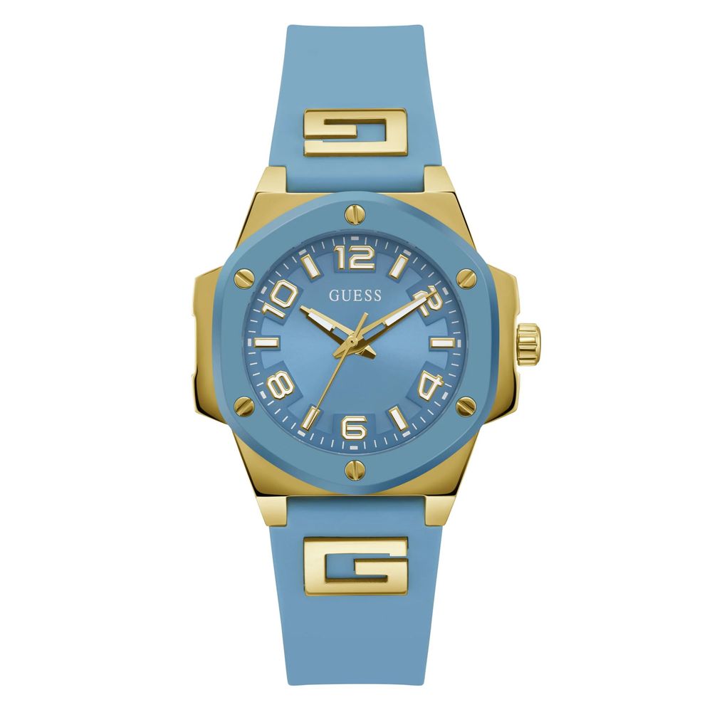 Blue Synthetic Bracelet Watch - ventzia