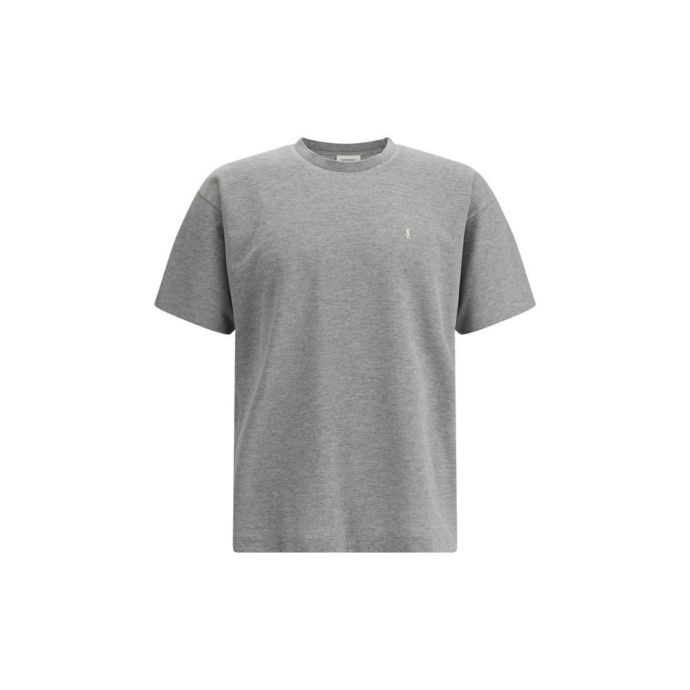 Grey Cotton Oversized T-shirt - ventzia