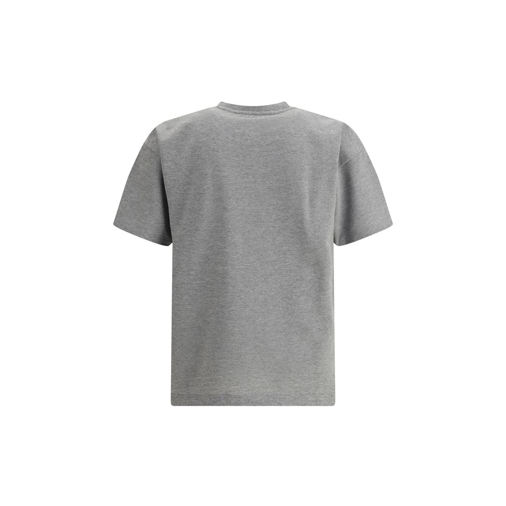 Grey Cotton Oversized T-shirt - ventzia