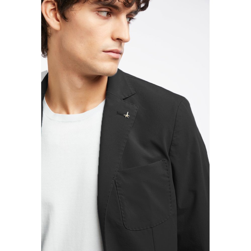Black Polyamide Blazer - ventzia