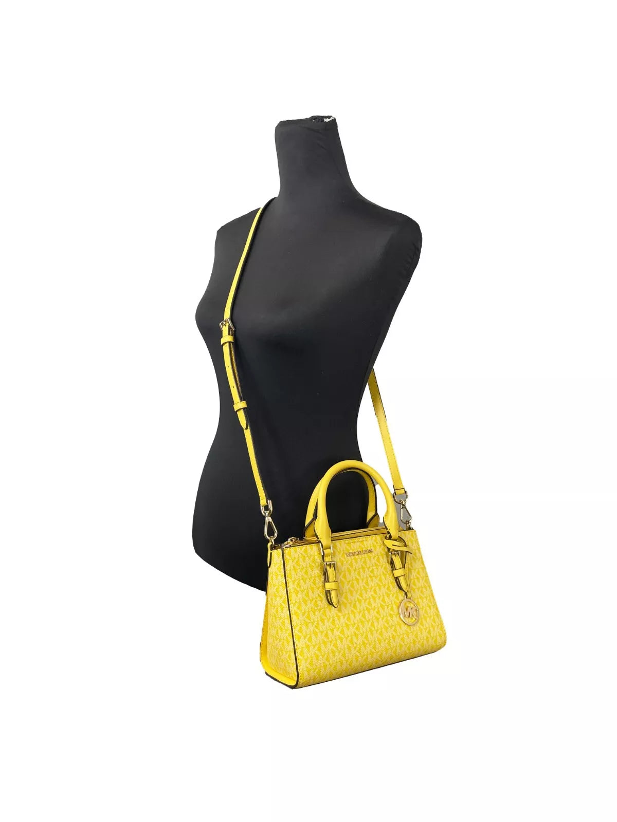 Charlotte 3 in 1 Satchel Bag Crossbody Golden Yellow - ventzia