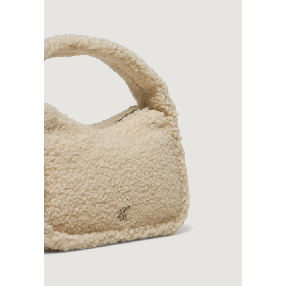 Cream Recycled Polyester Handbag - ventzia