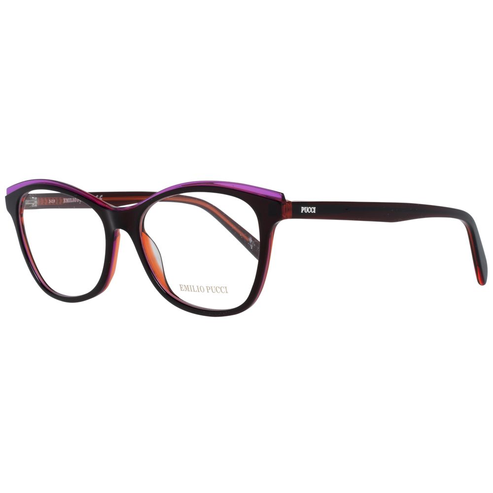 Burgundy Plastic Glasses (Frames) - ventzia