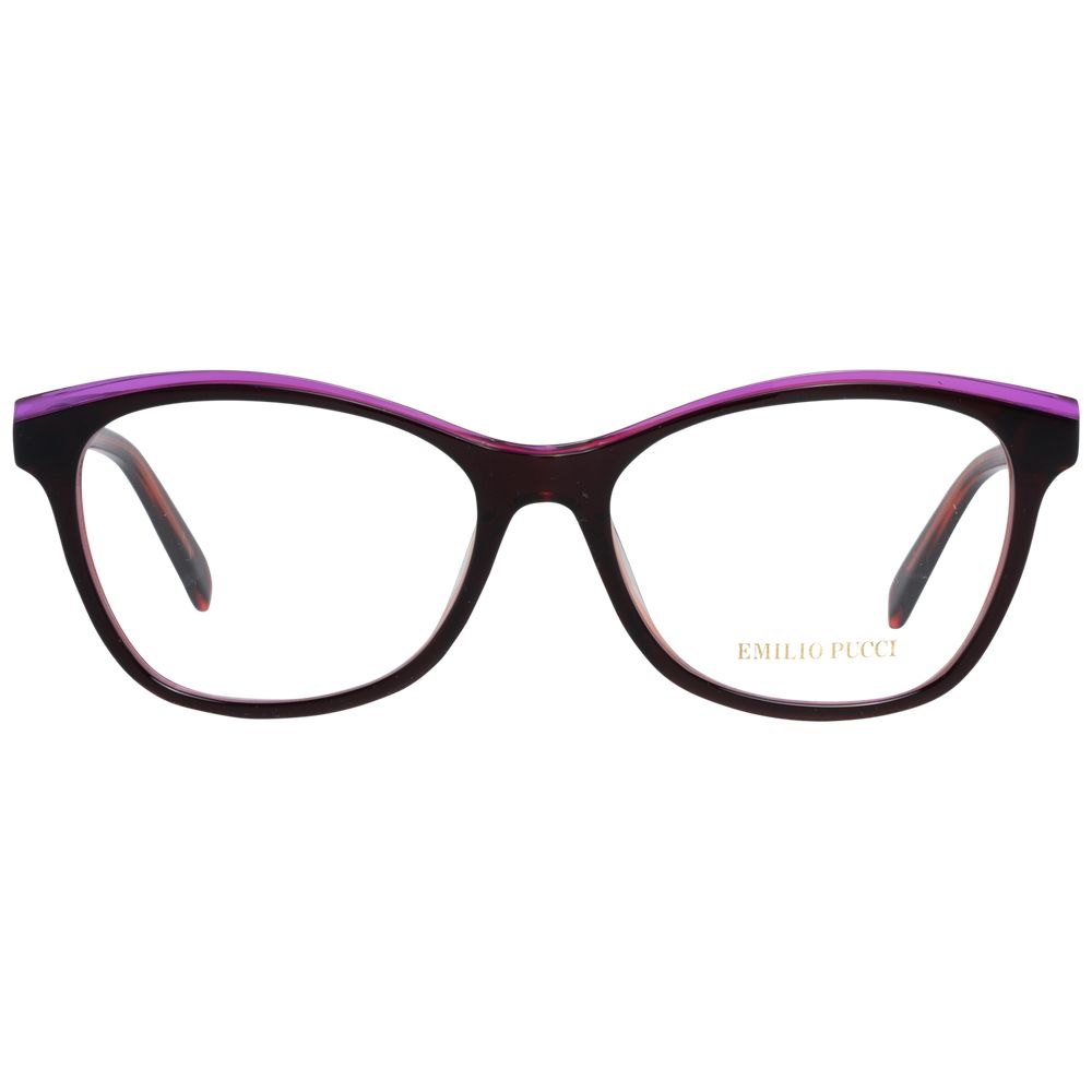 Burgundy Plastic Glasses (Frames) - ventzia