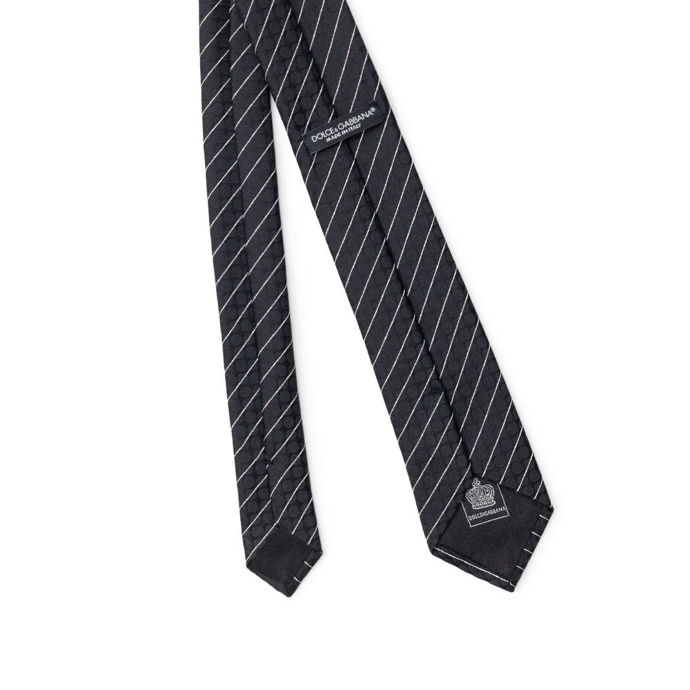 Black Polyester Ties & Bowty - ventzia