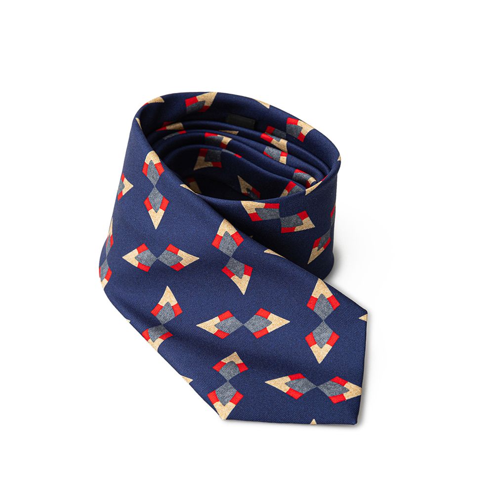 Blue Silk Ties & Bowty - ventzia
