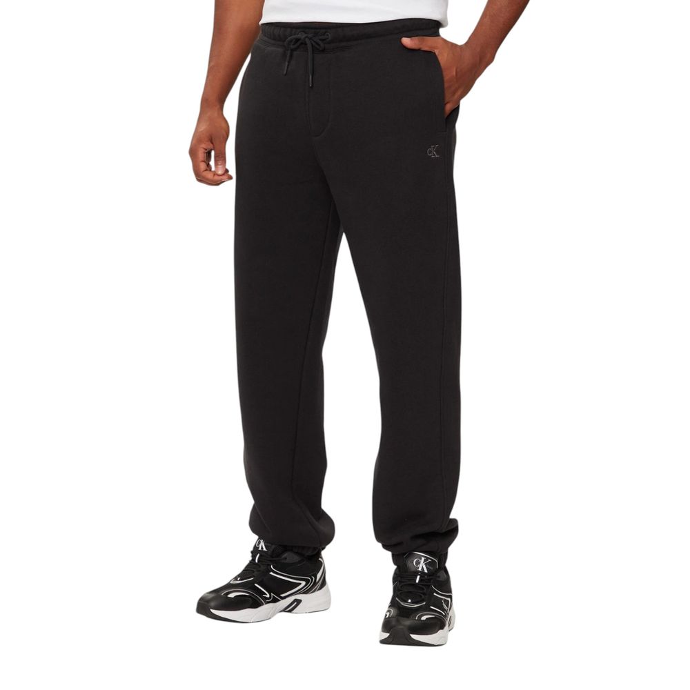 Black Cotton Joggers Workout Pant - ventzia