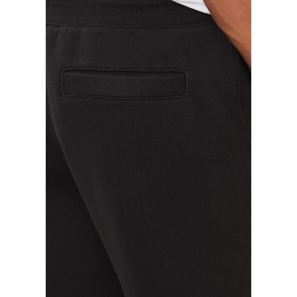 Black Cotton Joggers Workout Pant - ventzia