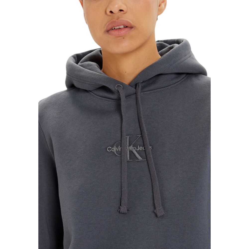 Gray Cotton Hoody