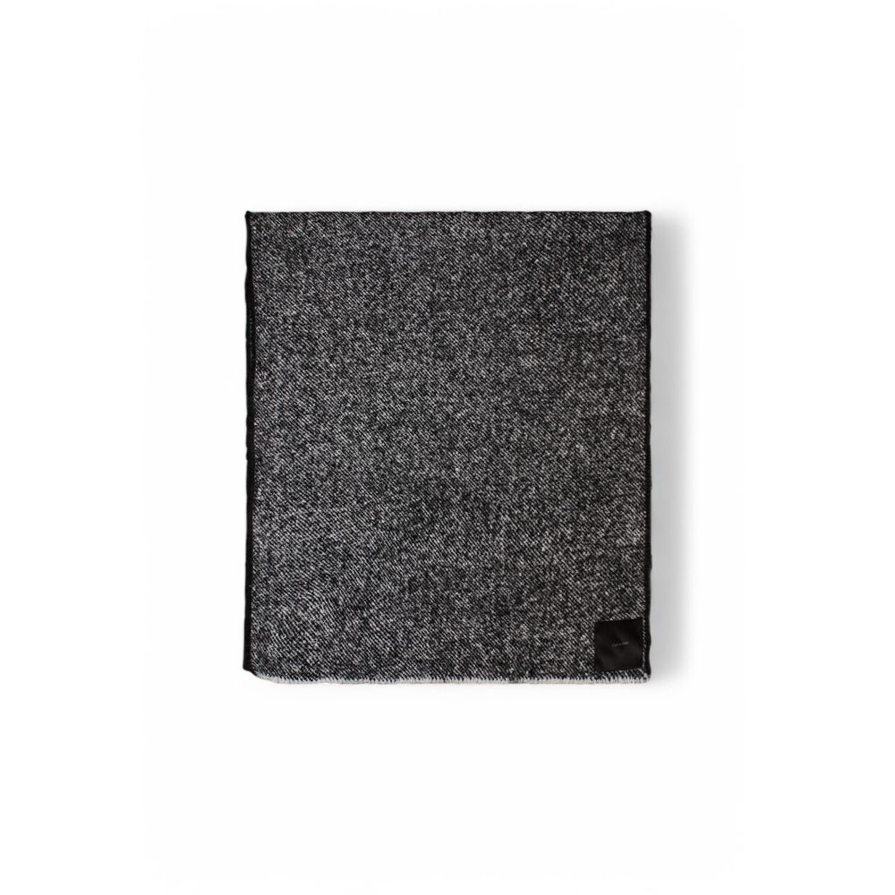 Black And White Polyester Scarf - ventzia