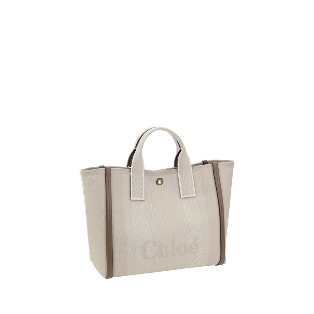 Beige Cotton Handbag - ventzia