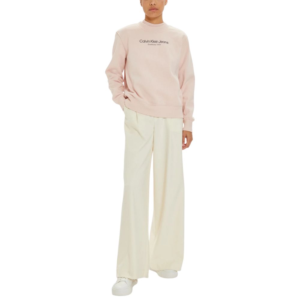 Pink Cotton Sweatshirt