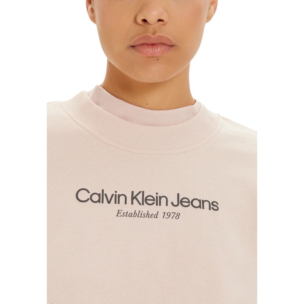 Pink Cotton Sweatshirt