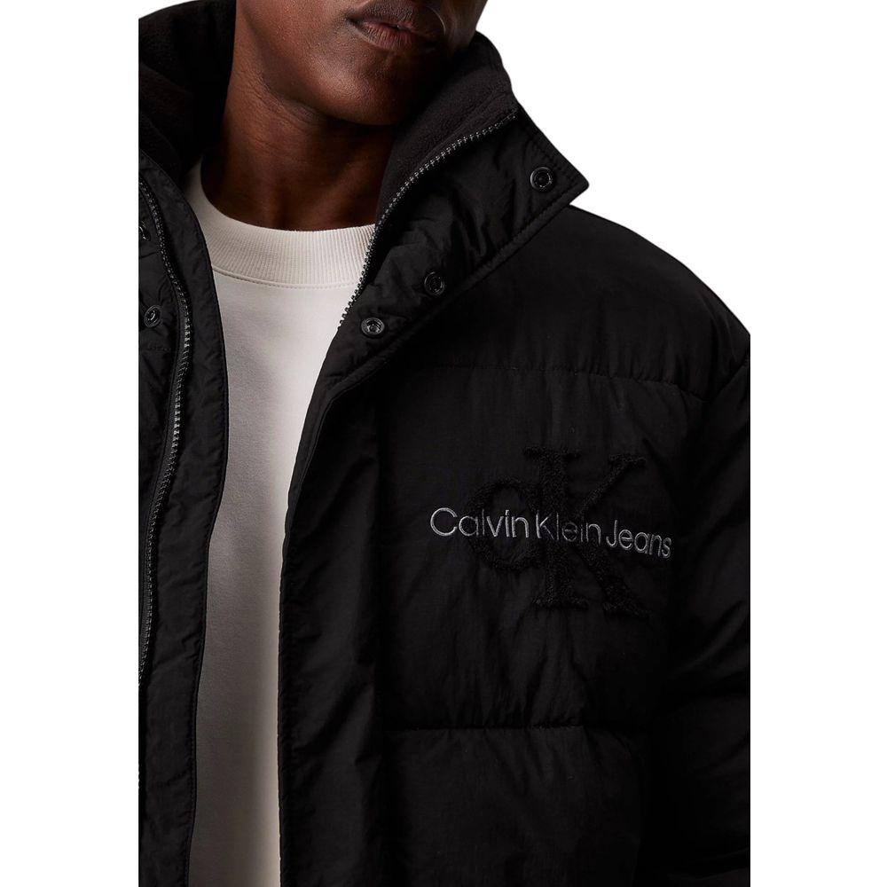 Black Recycled Polyamide Jackets & Coat - ventzia