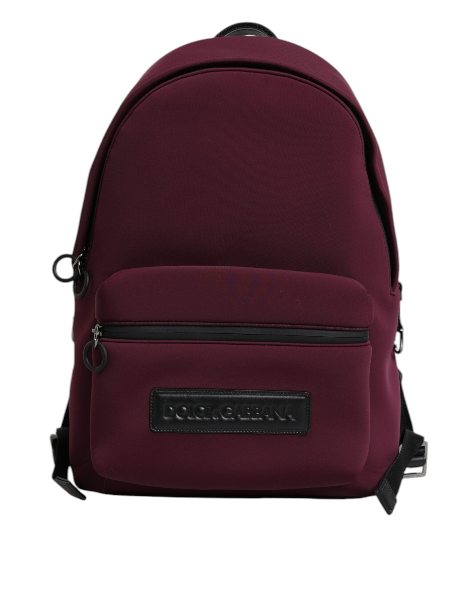 Burgundy Montreale Tecnico Textile Men Backpack Bag - ventzia