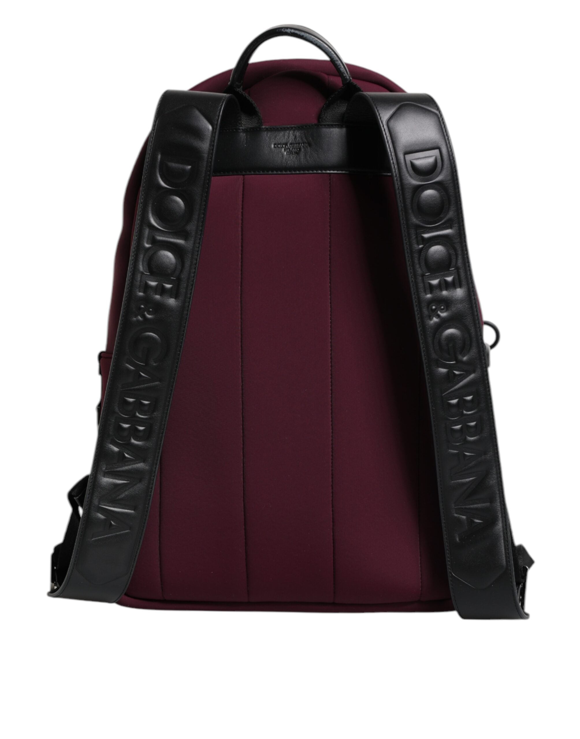 Burgundy Montreale Tecnico Textile Men Backpack Bag - ventzia