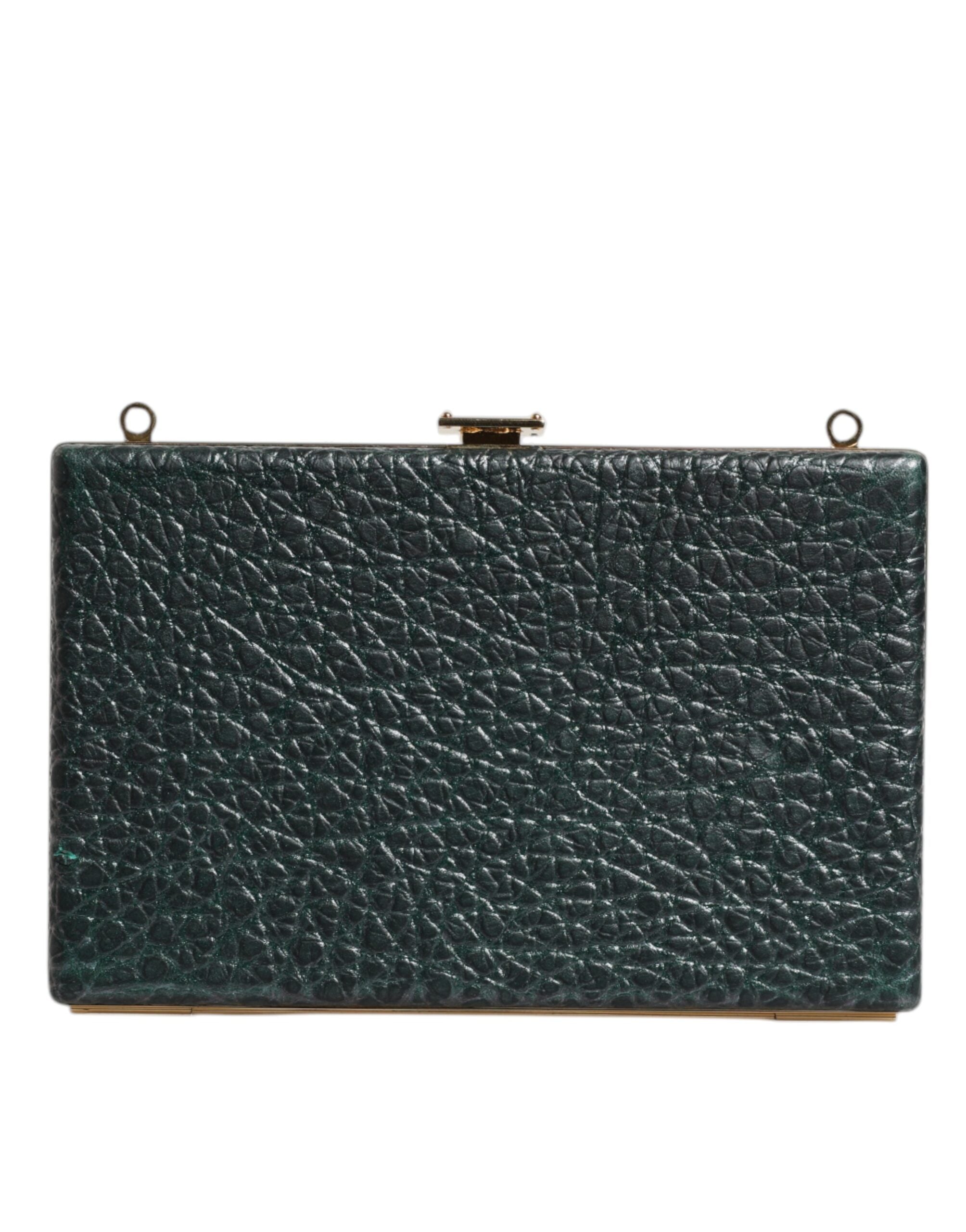 Black Leather Clutch Evening Crossbody Bag - ventzia