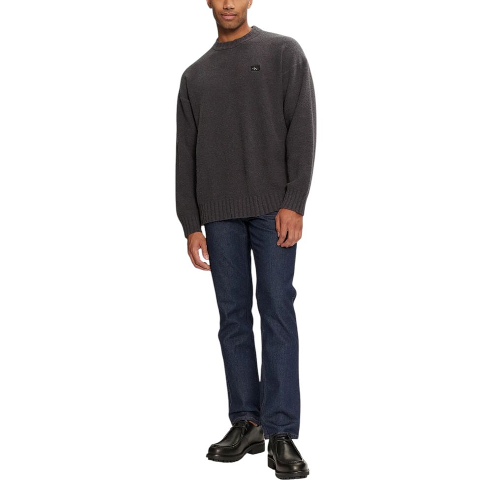 Gray Cotton Sweater - ventzia