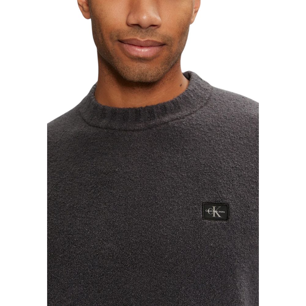 Gray Cotton Sweater - ventzia