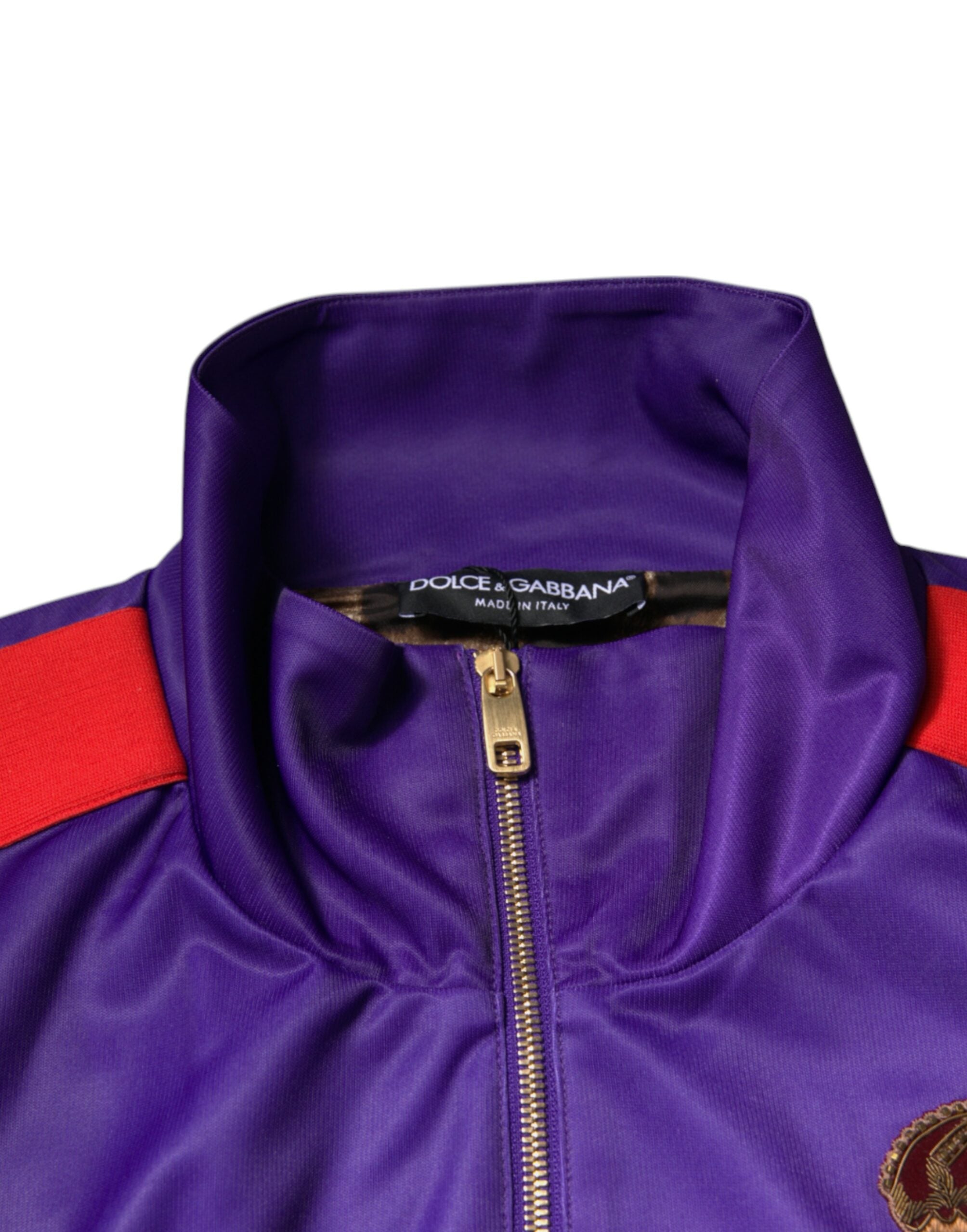 Purple Year Of The Pig Full Zip Bomber Sweater - ventzia
