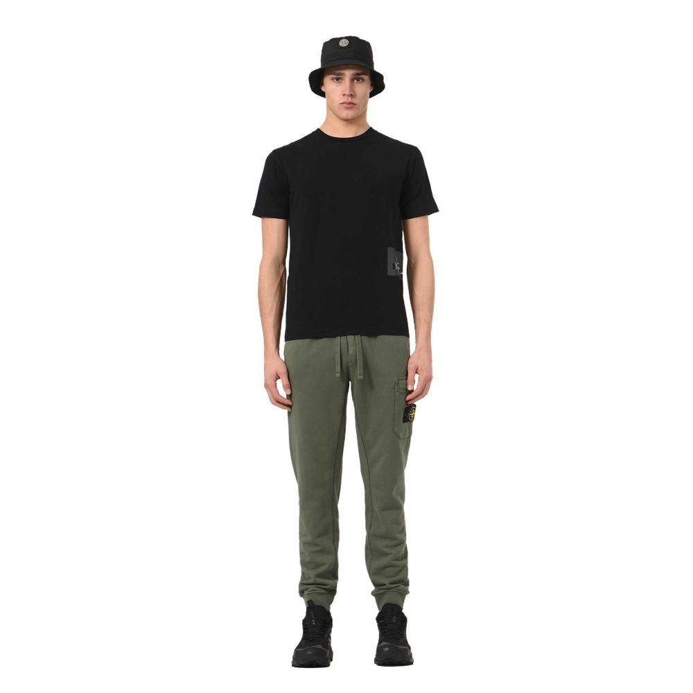 Beige Cotton Men Trouser