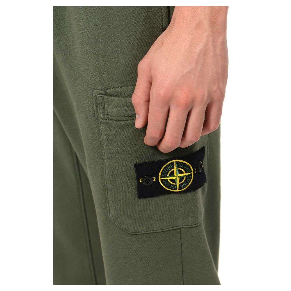 Beige Cotton Men Trouser
